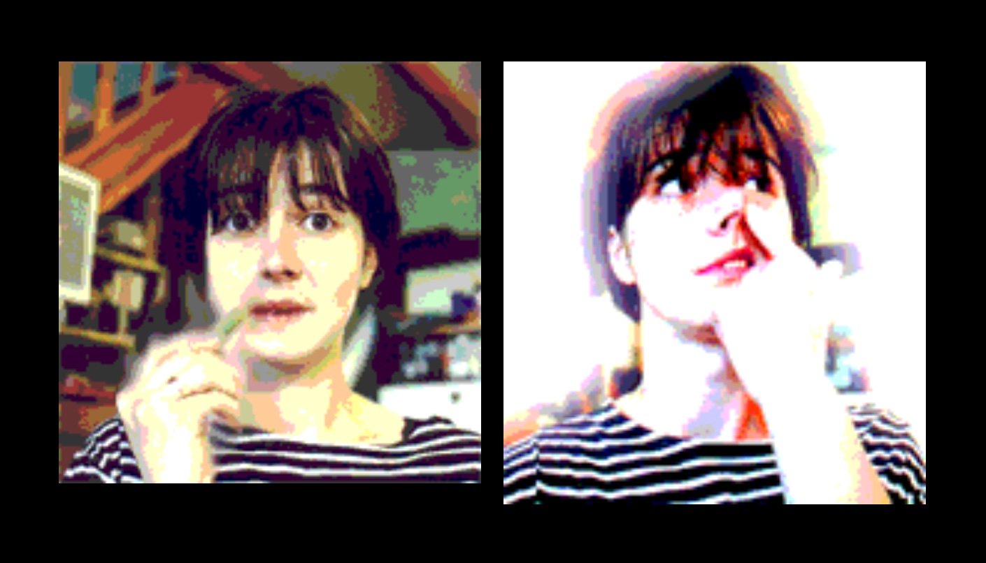 Le nez de céline GIF