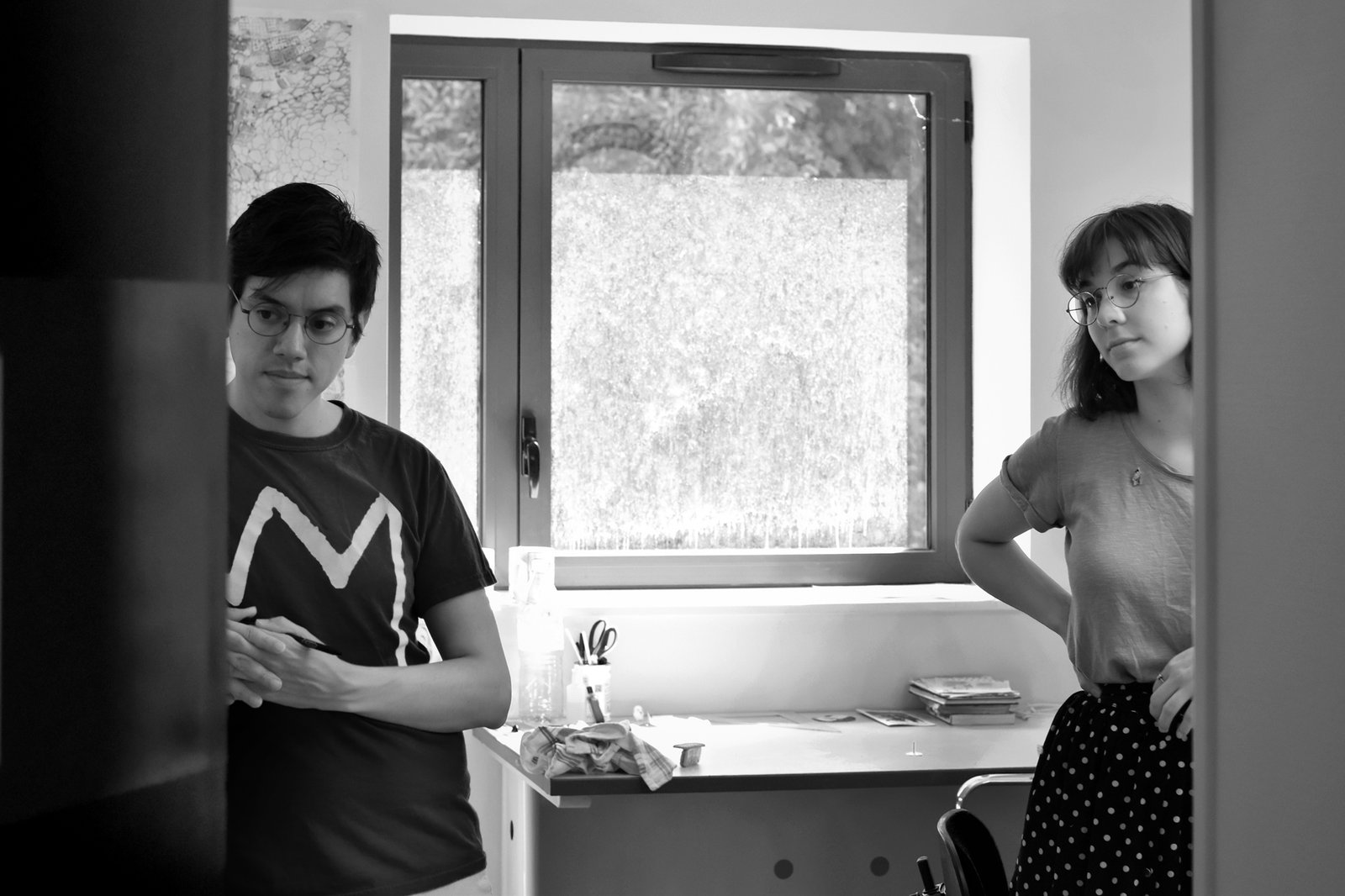 Marcel O&rsquo;Leary & Mathilde Laillet dans leur atelier