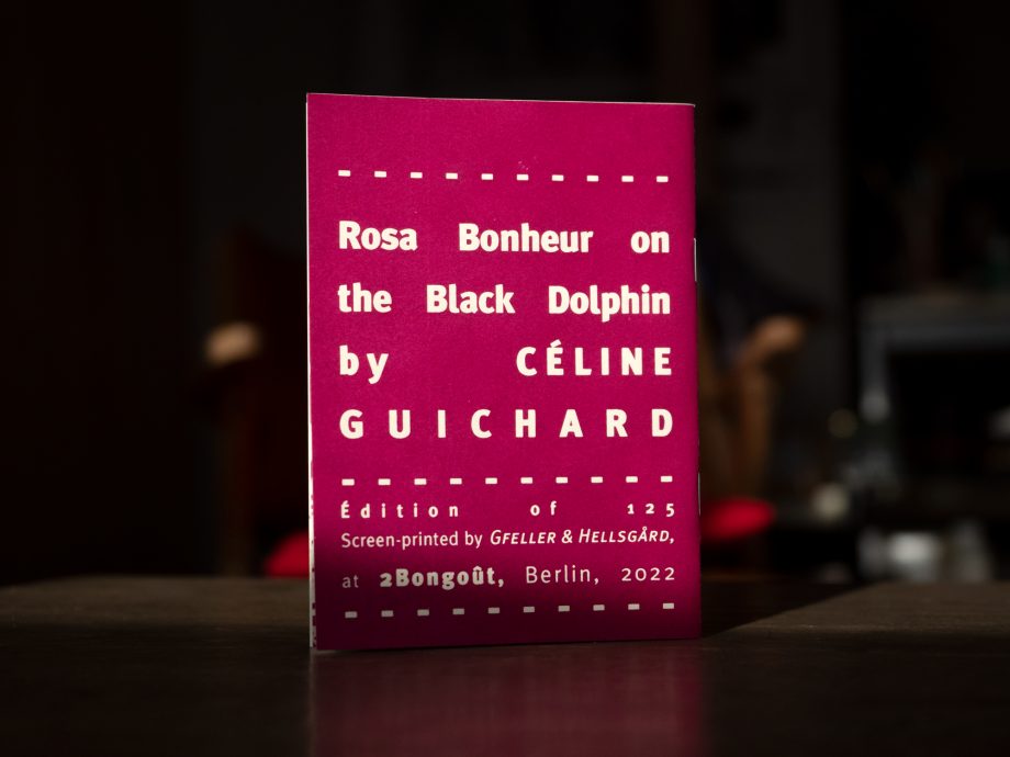 Rosa Bonheur on the black dolphin, minizine