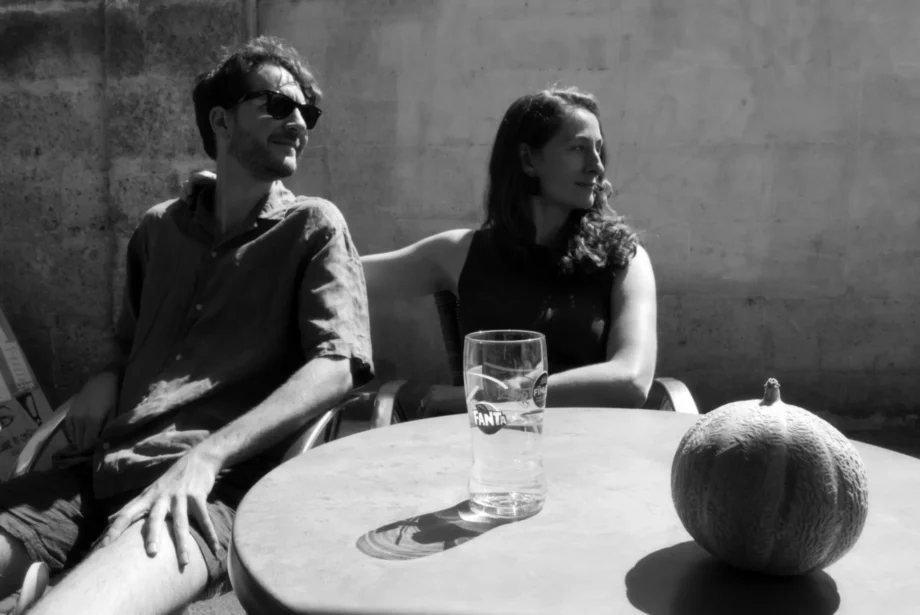 Alex Chauvel, Charlotte Bräuer, verre Fanta et melon charentais