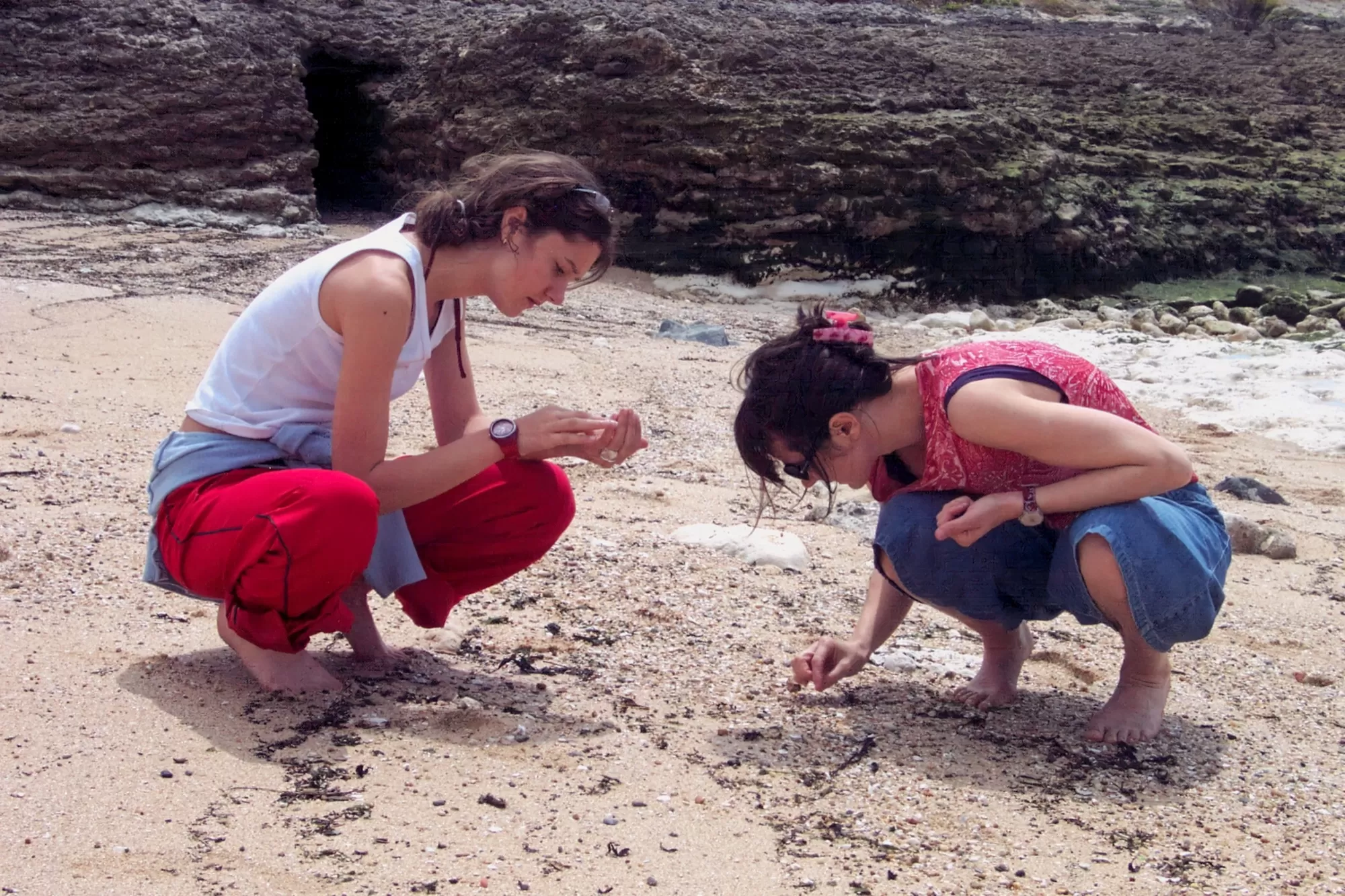Eva & Céline Guichard sur le sable