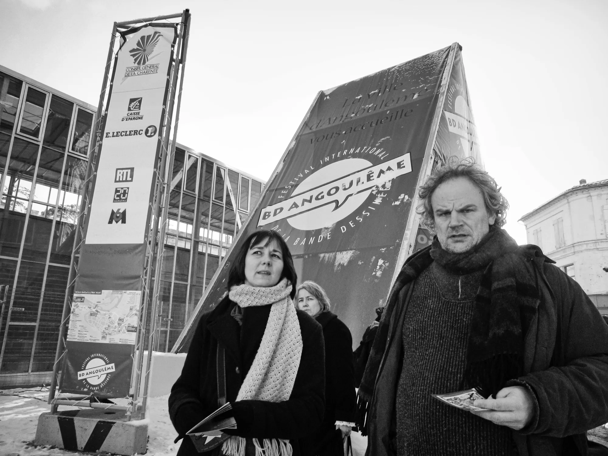 Céline Guichard & Philippe De Jonckheere devant le FIBD 2007