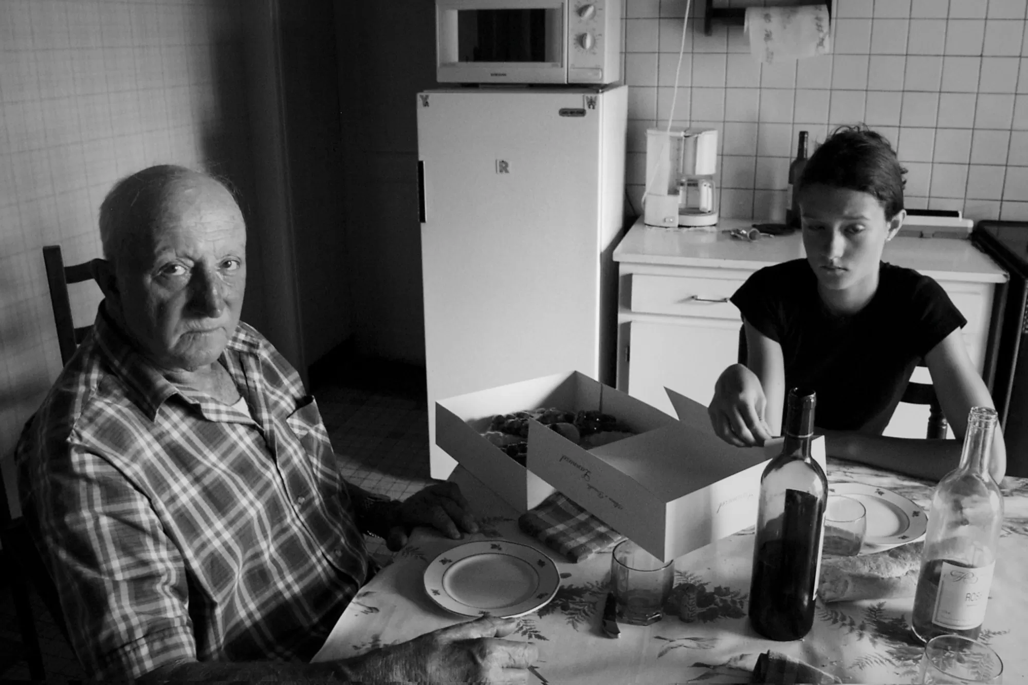 Papy René et Eva