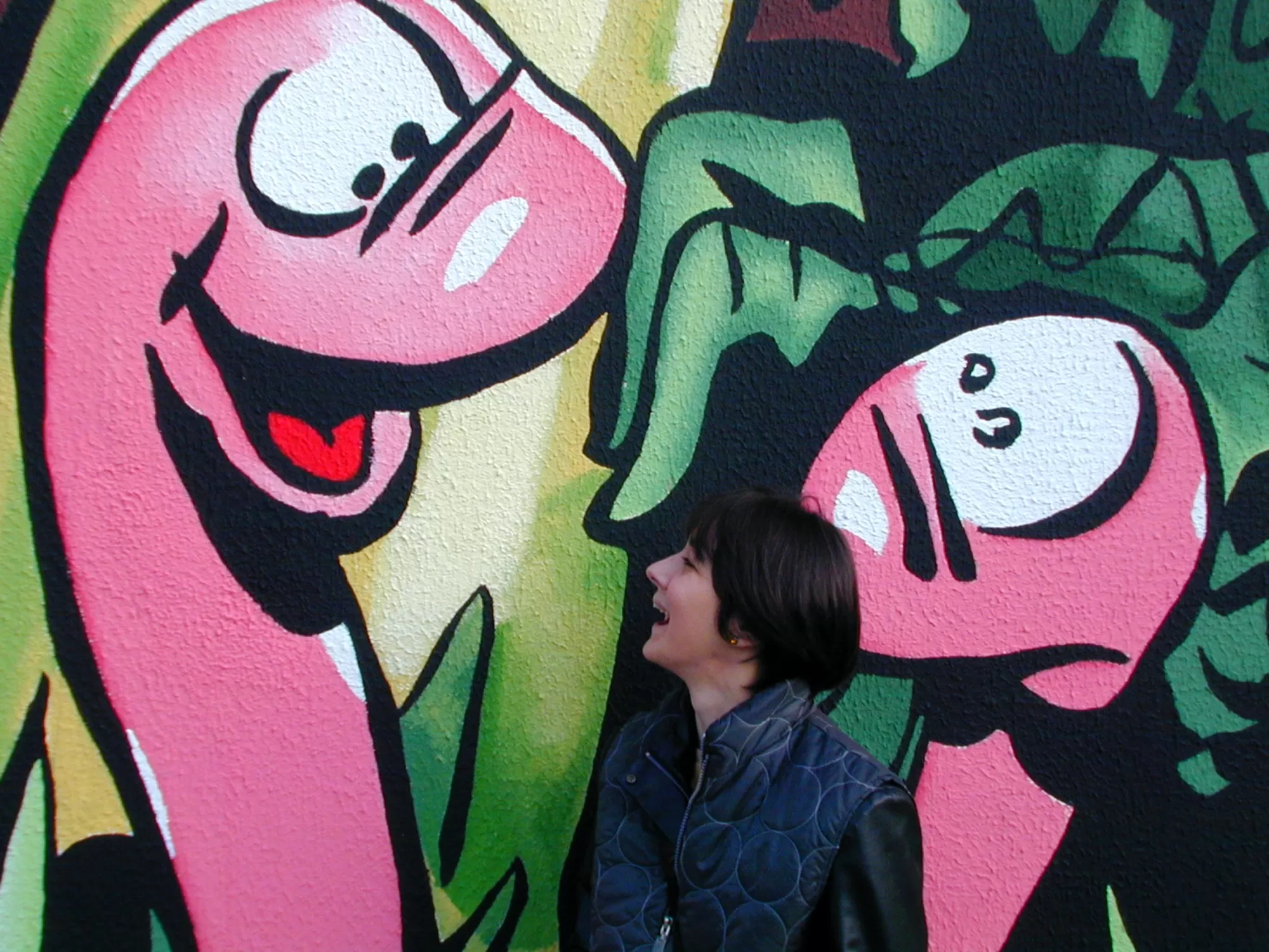 Céline Guichard et le mur Cestac