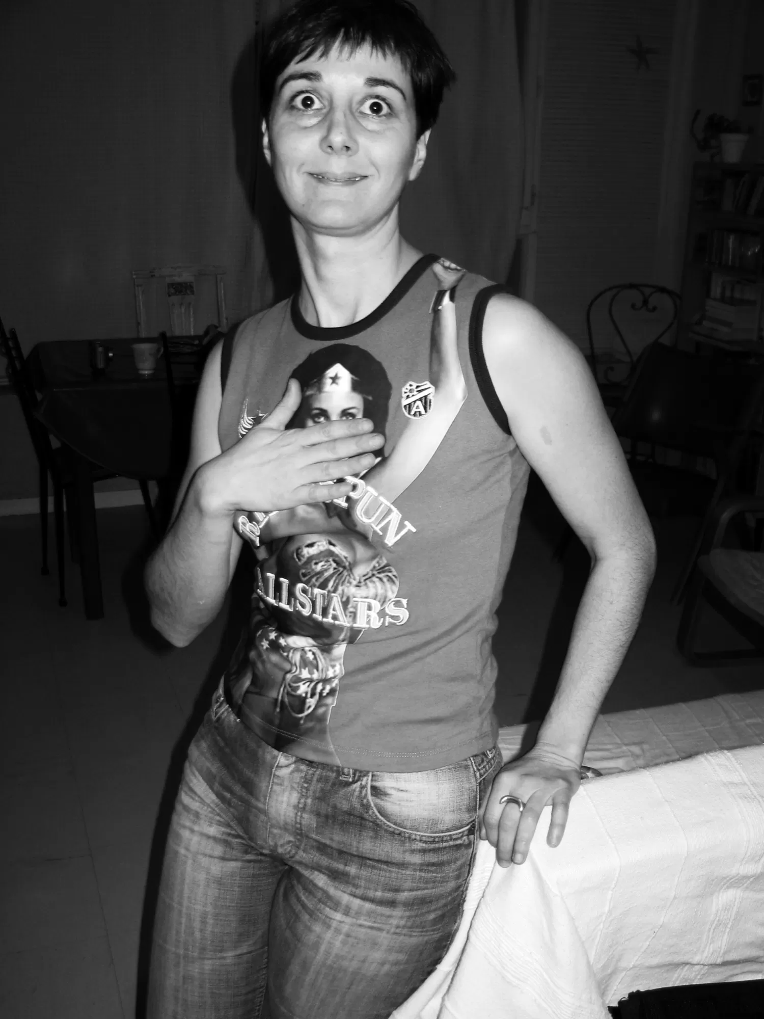 Céline Guichard et Wonder Woman