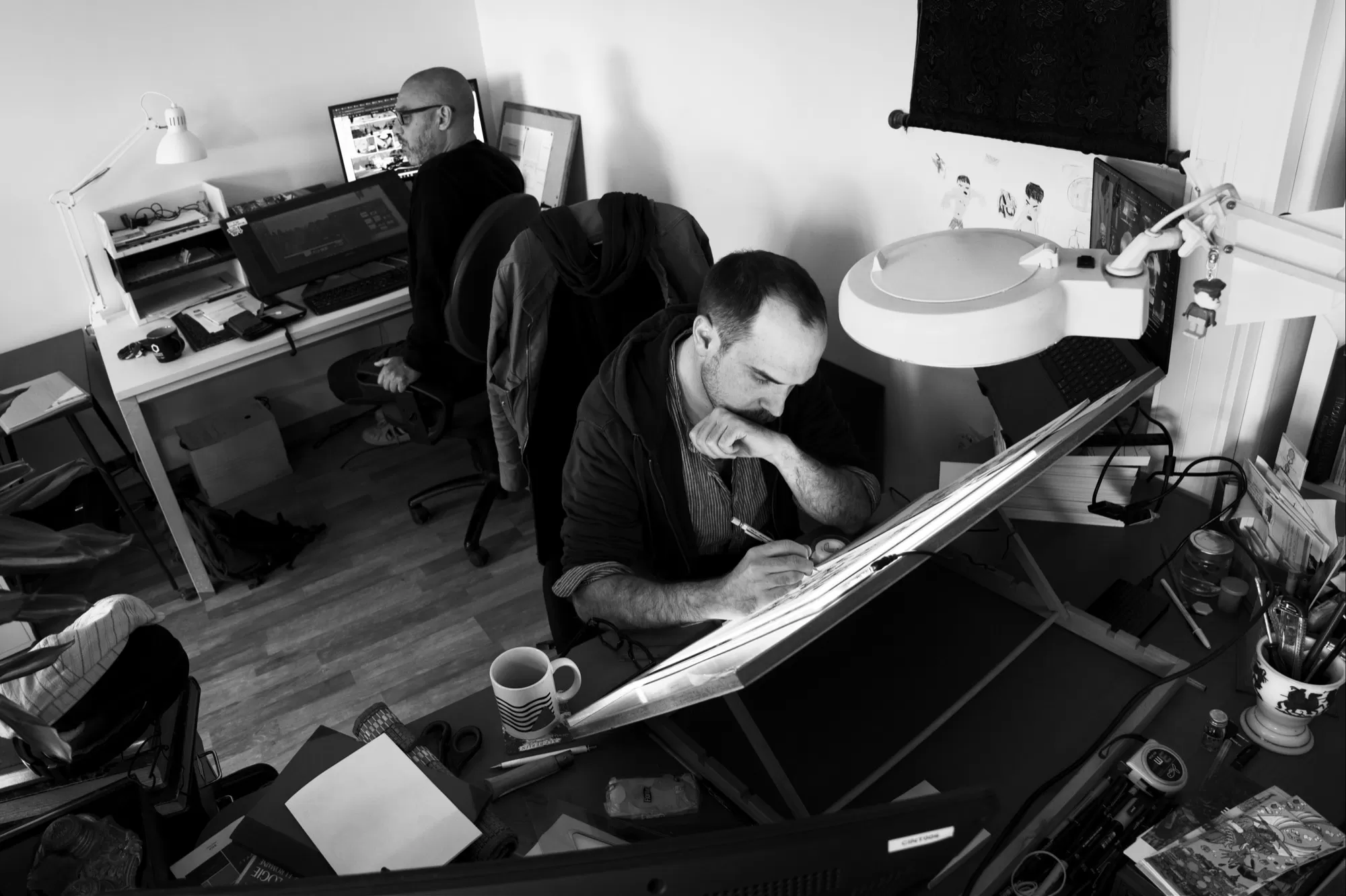 Dos-à-dos, Afif Khaled et Benoît Hamet